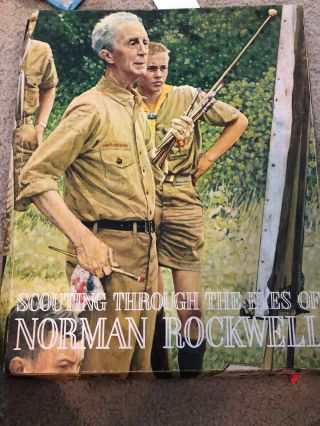 Scouting Through The Eyes Of Norman Rockwell 44 Frameable Prints W/tissue Intro