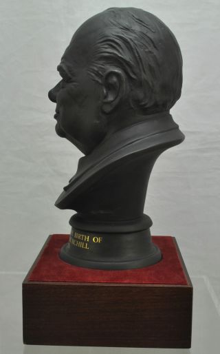 Rare Royal Doulton Winston Churchill Centenary Bust 1974 Limited Edition 47/750 7