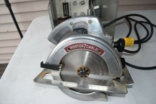 Porter Cable By Rockwell 7” Heavy Duty Model 115b.  Circular Saw.