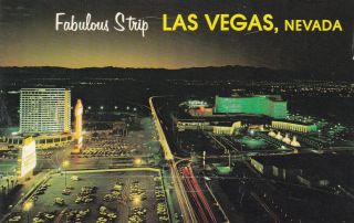 The Strip Las Vegas Postcard 1970 