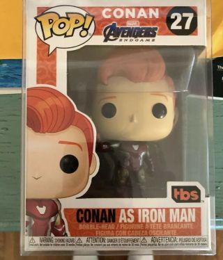 Conan As Iron Man Funko Pop Sdcc 2019 Exclusive Rare In Hand