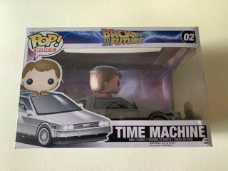 Funko Pop Back To The Future Marty Mcfly In The Time Machine.