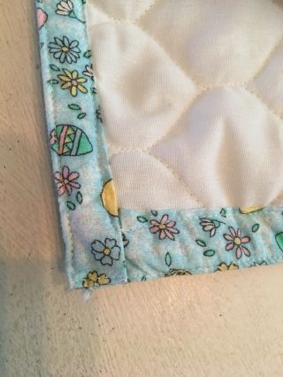 Country Farm Hand Made Crib Quilt,  Cross Stitch Embroidery Animals Barn 38x31 7