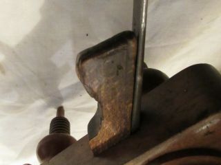 Antique Varvill & Sons screw stem plough plane woodworking plane vintage tool 8