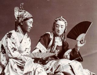 China Chinese Actors Beijing Theater - Orig Photo 1900/1905