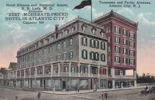 Atlantic City,  Jersey,  1900 - 10s ; Hotel Elberon