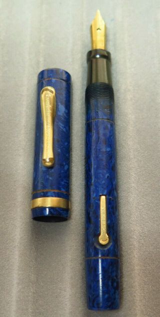 Conklin Endura Sapphire Fountain Pen With 14k Flexible Nib