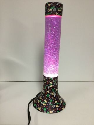Vintage Lava Glitter Lamp Light 90s Flower Power Hippie Model Eh - 906 Vgc