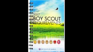 Boy Scouts Of America 2017 Requirements Hand Book Spiral Bound Pages Lay Flat