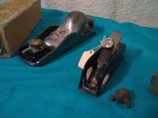 Vintage Stanley Wood Planes A Small Number 65 In The Box And The Number 75