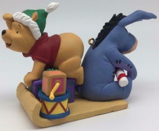 1999 Presents From Pooh Hallmark Ornament Winnie The Pooh Eeyore