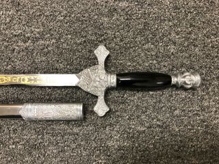 Knights Of Columbus 4th Degree Sword - - Factory Second - Lynch & Kelly