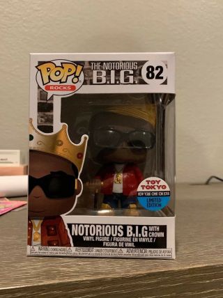 The Notorious Big With Crown Toy Tokyo Exclusive Nycc 2018 Funko Pop