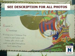 NobleSpirit {RT} Vintage 150x Topical Christmas Post Cards 5