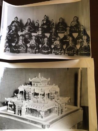 Vintage Mongolian Buddhist Black And White Photos From 1960 
