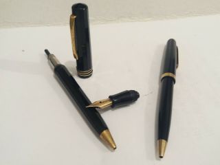 Defect Vintage Omas Ballpoint Pen Gold For Repair Or Spare Parts