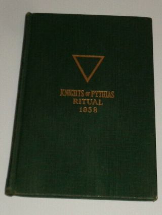 Vintage Book,  Knights Of Pythias Initiation Ritual,  1958 Secret Society