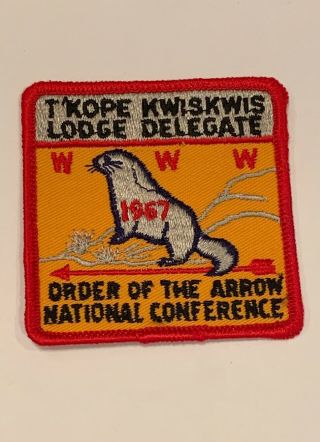 Oa T’kope Kwiskwis Lodge 502x3 Rare Patch