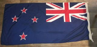 1950 ' s Zealand Ensign Kiwi Flag NZ Blue Military Advertising Sign Union Jack 4