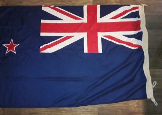 1950 ' s Zealand Ensign Kiwi Flag NZ Blue Military Advertising Sign Union Jack 5
