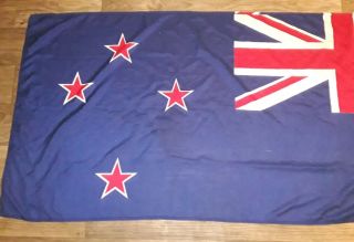 1950 ' s Zealand Ensign Kiwi Flag NZ Blue Military Advertising Sign Union Jack 6
