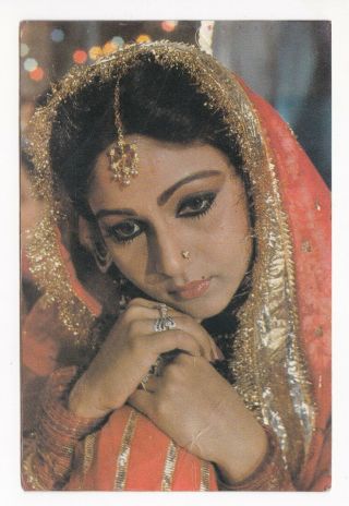 Rati Agnihotri Bollywood Postcard (limton 54)