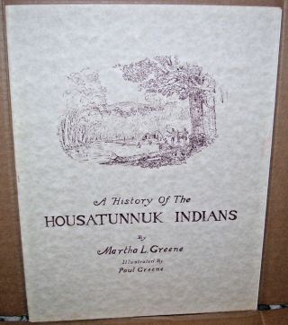 History Of The Housatunnuk Indians 10 Pg.  Booklet Housatonic Great Barrington Ma