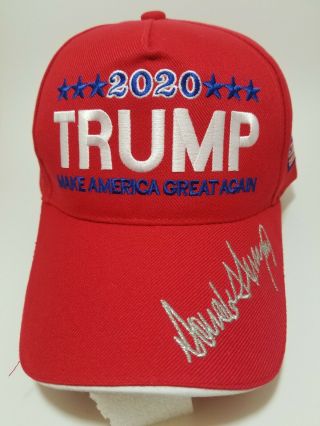 Trump Make America Great Again 2020 Cap In Red Embroidered - Fast