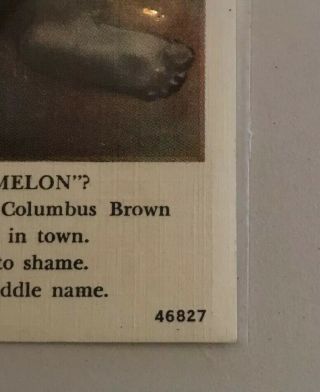 BLACK AMERICANA Racist Post Card Watermelon 7