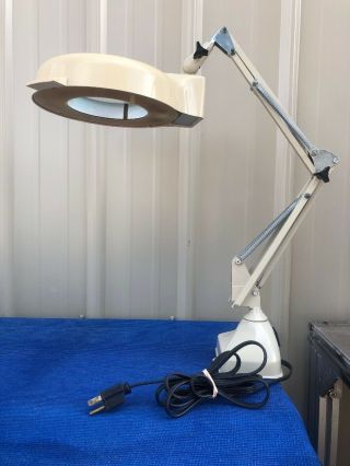 Vintage 1990s Fostoria Medical Dental Articulating Magnifier Lamp Mag - S25 - Co