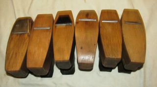 6 antique wooden block planes old woodworking tool planes wood planes 4