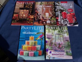 Partylite Catalogs (5 Total)