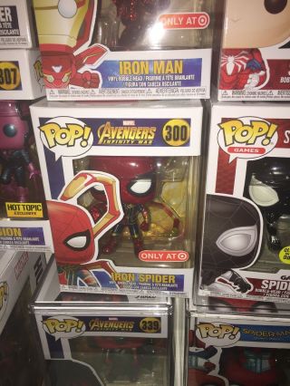 Funko Pop Target Exclusive Marvel Avengers Infinity War Iron Spider Figurine