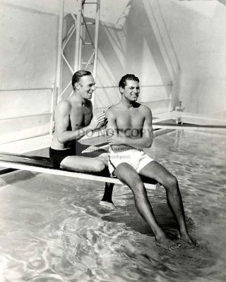 Randolph Scott And Cary Grant Hollywood Legends - 8x10 Publicity Photo (op - 069)