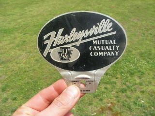 Vintage License Plate Topper - Harleysville Mutual Insurance Co.  Allentown PA 3