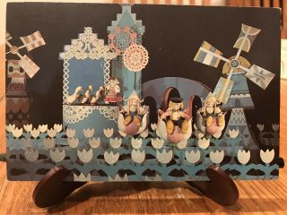 Postcard Disneyland & 1964 - 65 N.  Y.  World’s Fair - It’s A Small World Dutch - Rare
