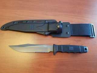 Attention Collectors Sog Seal Team Elite Fixed Knife W/ Kydex Sheath