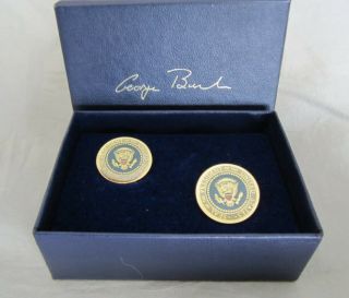 President George H.  W.  Bush Presidential Seal Cuff Links 41