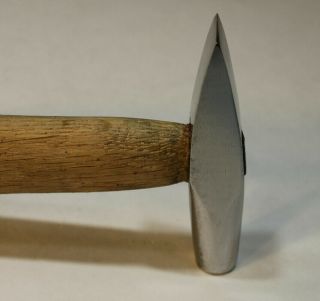 Vintage 3 " Small Cross Peen Hammer Blacksmith Jewler Watchmaker Tool 9 " Handle