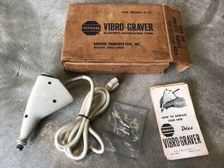 Perfect Vintage Burgess Vibro - Graver Electric Engraving Tool,  V - 73