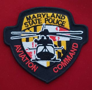 Maryland State Trooper Aviation Commando Police Patch
