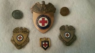 American Red Cross Pin Htf Military Red Cross Pins