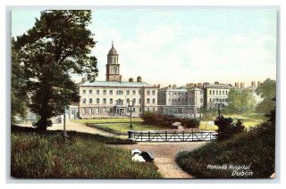 Vintage Postcard Rotunda Hospital Dublin Ireland I10
