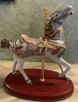 Lenox " Americana Carousel Horse " Sculpture Figurine Limited Edition 10 Of 1,  500