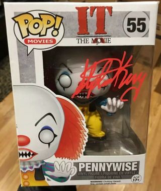 Stephen King Signed/autographed Funko Pop It Pennywise