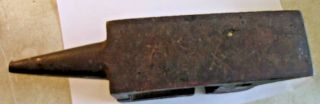 Vintage Antique Cast Iron Blacksmith Bench Anvil 10 pounds 10 ounces CHICAGO 4