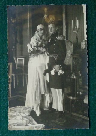 Antique Royal Postcard Prince Phillip Ernst Of Thurn And Taxis Princess Wedding