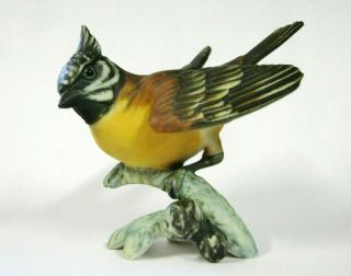Bird Figurine Vintage A K Alboth Kaiser 469 Tufted Titmouse Porcelain Ceramic