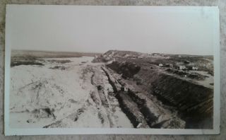 Eagle Pass,  Tx.  1932 Maverick County Irrigation Canal Construction Photo