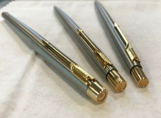 Parker Classic Flighter Fountain Pen Set Steel W/gf Trim - Estate